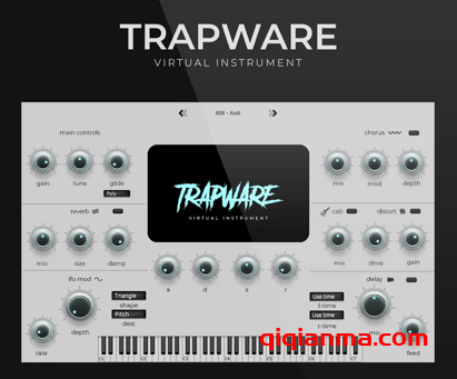 Win+Mac Studio Trap Sounds Trapwire v1.0.1-BTCR顶级 Trap 和 Drill 节拍的终极利器