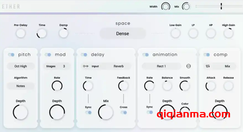 Win+Mac AIR Music Technology AIR Ether v1.2.0.10创意多模式综合混响效果器