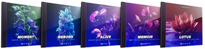 [嘻哈陷阱素材]Cymatics LOTUS FredAgain Inspired Sample Collection [WAV MiDi]（791Mb）