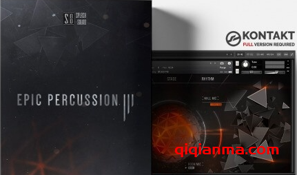 Splash Sound Epic Percussion 3 KONTAKT史诗打击乐音源