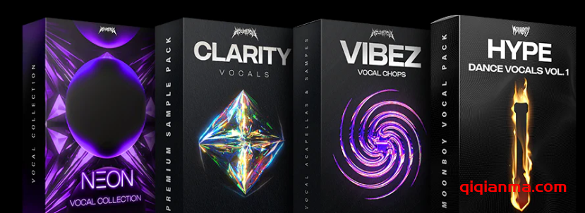 [4款高级人声合集]Moonboy 2024 Ultimate Vocal Collection [WAV]（376Mb）