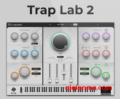 Win+Mac Studio Trap Trap Lab 2 VST RETAiLTrap Lab 2嘻哈陷阱乐器插件