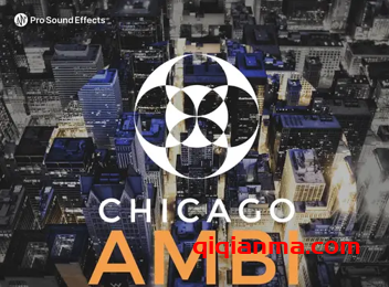 [城市环境音效FX采样] Pro Sound Effects Library Chicago Ambisonics [WAV]（12.4GB）