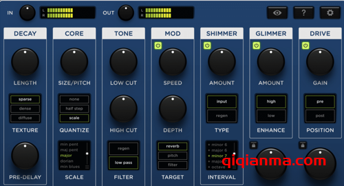 Win+Mac Strymon NightSky Plugin v1.0.1独一无二的混响合成器