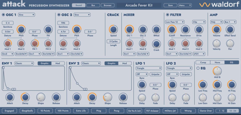 Win+Mac Waldorf Attack 3 v3.0.0-Xdb现代打击乐合成器
