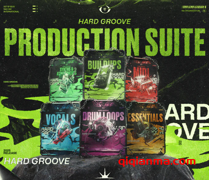 [史上最全面的硬核律动采样包合集] Teknovault Hardgroove Techno Production Suite [MULTiFORMAT]（2.62GB）