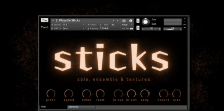Pssst Instruments Sticks Solo Ensemble and Textures KONTAKT影视配乐部落街头打击乐音源