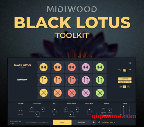 Midiwood Black Lotus v1.2.0 KONTAKT非洲民族乐器音源