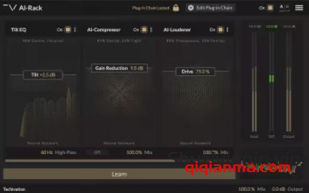 Win Techivation AI-Rack v1.0.0-BUBBiX=Al高级智能混音插件