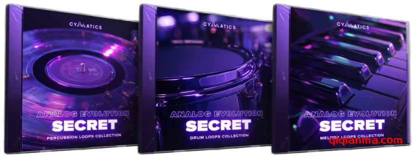 [旋律鼓LOOP素材扩展包]Cymatics Analog Evolution Secret Expansion [WAV MiDi]（766MB）