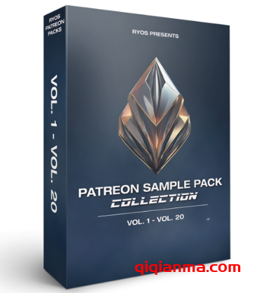 [20个EDM多风格样本包合集]Ryos Patreon Sample Pack Collection Vol.1-Vol. 20 [WAV]（585MB）