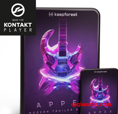 KeepForest Appex Modern Trailer Guitar v1.1.0 KONTAKT多种流派影视吉他音源