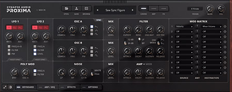 Win Synapse Audio Proxima v1.0.1-MOCHA复古模拟合成器
