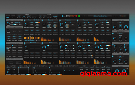 Win+Mac AIR Music Technology Loom II v2.2.0模块化加法合成器