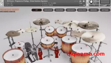RS Drums Progressive Prodigy Simen Sandnes Signature KONTAKT现代前卫鼓组音源