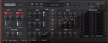 Mac Synapse Audio Proxima v1.0.0 Incl Keygen-GUISEPPE复古模拟合成器