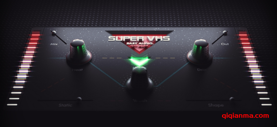 Mac BABY Audio Super VHS v1.5-BTCR超强LO-FI效果器