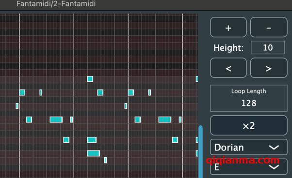 Win+Mac granvia Fantamidi v1.1.0=MIDI随机生成步进音序器和合成器插件