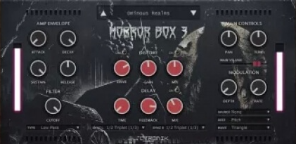 Win+Mac Electronik Sound Lab HORROR BOX v3.0.1-RETAiL恐怖音景氛围融合效果乐器插件