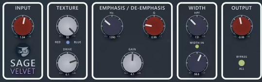 Win Sage Audio Sage Velvet v1.0.5-SEnki模拟仿真饱和染色插件