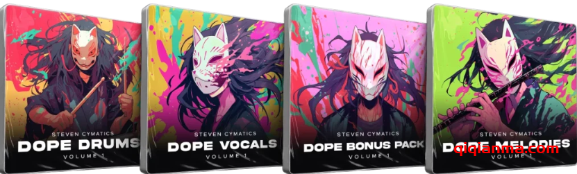 [流行灵魂RnB素材]Cymatics DOPE COLLECTION [WAV MiDi]（376MB）