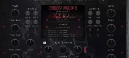 Win+Mac Electronik Sound Lab CREEPY PIANO 3 RETAiL恐怖诡异钢琴乐器插件