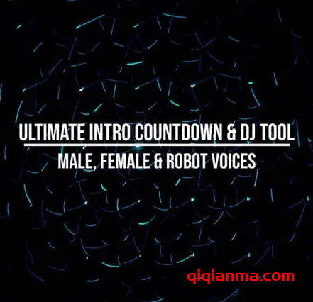 [倒计时&机器人DJ音效采样包]Jamvana Ultimate Intro Countdown & DJ Tool Male Female & Robot Voices [WAV]（13Mb）