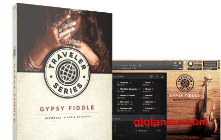 Red Room Audio Traveler Series Gypsy Fiddle KONTAKT吉普赛小提琴音色库
