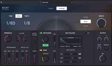 Mac AIR Music Technology AIR Delay Pro v1.2.0.5-Xdb多模式延迟效果器