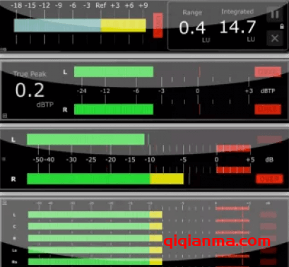 Win+Mac zplane PPMulator3 XL v3.6.7-V.R专业的峰值和响度计量插件