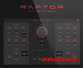Win+Mac Studio Trap Raptor v1.0.1 VST RETAiL-FANTASTiC超过140种高品质嘻哈陷阱虚拟乐器
