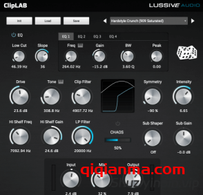 Win Lussive Audio ClipLAB v1.2-MOCHA现代失真插件