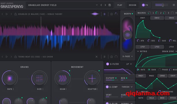Win BABY Audio Grainferno v1.0.0-R2R新一代颗粒合成器