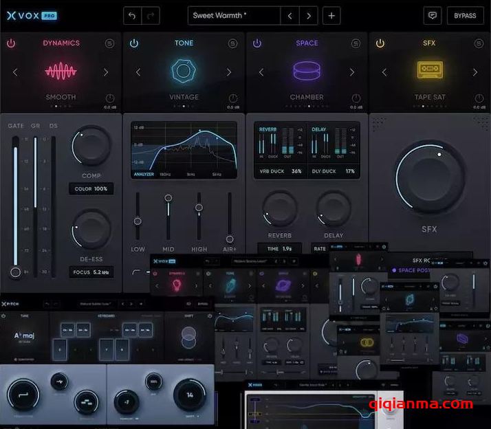 Mac Nuro Audio XVOX Pro v1.5.2 U2B-MORiA终极人声混音套件