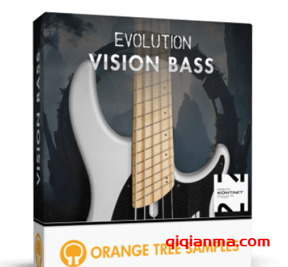 Orange Tree Samples Evolution Vision Bass v1.3.0 KONTAKT现代虚拟五弦电贝斯音源
