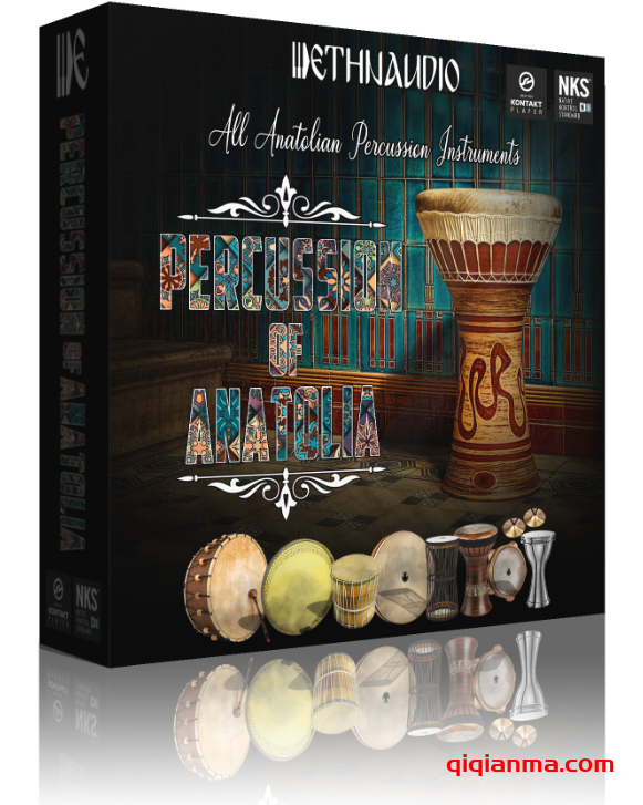 Ethnaudio Percussion Of Anatolia KONTAKT安内托利亚阿拉伯民族流行打击乐音源