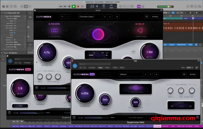 Mac Nuro Audio Supernova 1.5.1 U2B-MORiA新一代混响与延迟插件