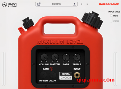 Mac Carve Audio Gas Can Amp v1.0.1-Xdb极具侵略性的放大器