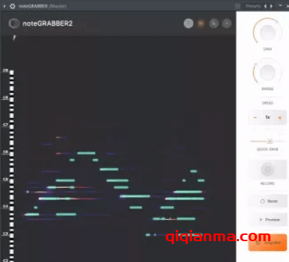 Win+Mac Navie D noteGRABBER v2.0.0-BTCR采样节拍MIDI转换器
