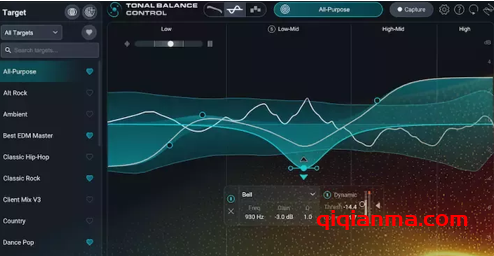 Win+Mac iZotope Tonal Balance Control 3 v3.0.0音调平衡控制母带处理工具