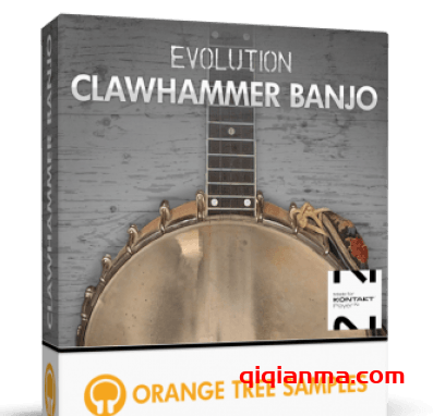 Orange Tree Samples Evolution Clawhammer Banjo v1.2.5 KONTAKT班卓琴音源