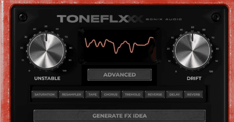 Win+Mac SoniX Audio TONEFLX v1.0.0模拟风格效果器插件