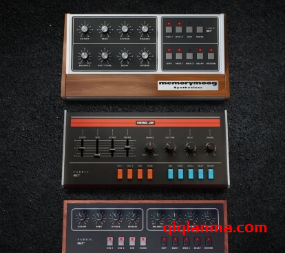 Win+Mac AIR Music Technology Fabric Vintage Synths Vol.1 v1.0.0.35-R2R=Xdb三款复古风格合成器插件