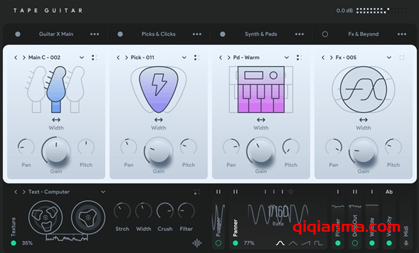 Win+Mac Thenatan Tape Guitar v1.0.0 REGGED-MOCHA全新的吉他乐器插件